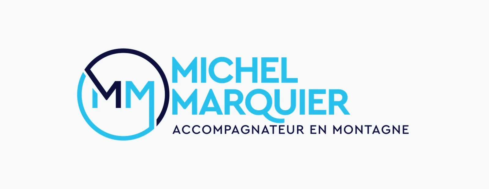Le logo Michel Marquier, accompagnateur en montagne