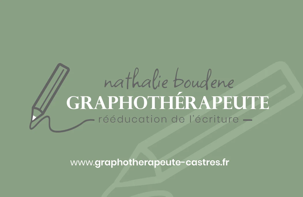 Nathalie Boudène : carte de visite, recto
