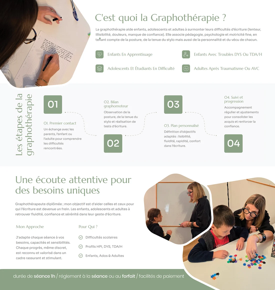 Nathalie Boudène : flyer, intérieur