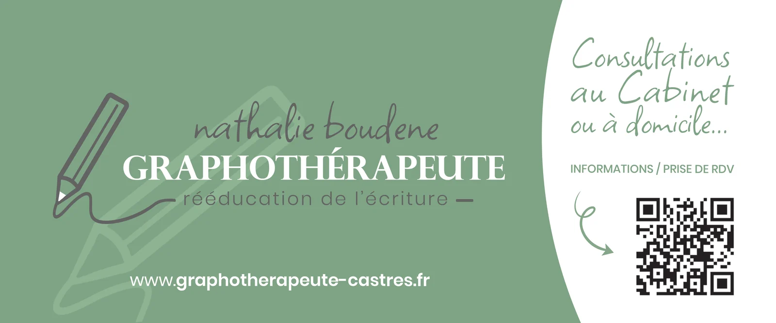 Nathalie Boudène : plaque professionnelle