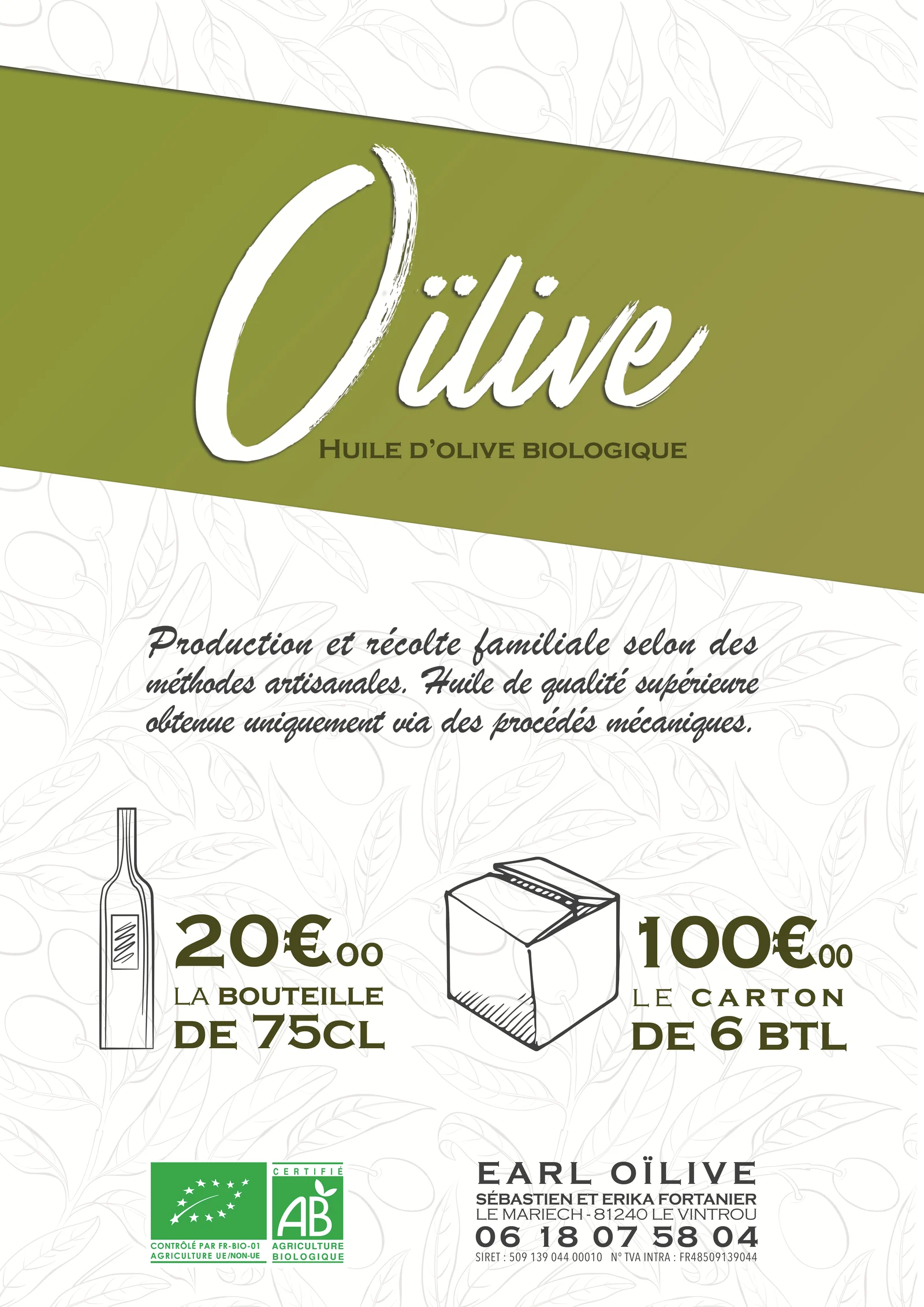 Oïlive : affiche A3